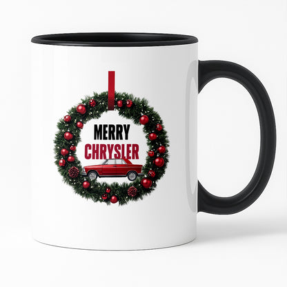 Kubek świąteczny mem "Merry Chrysler"