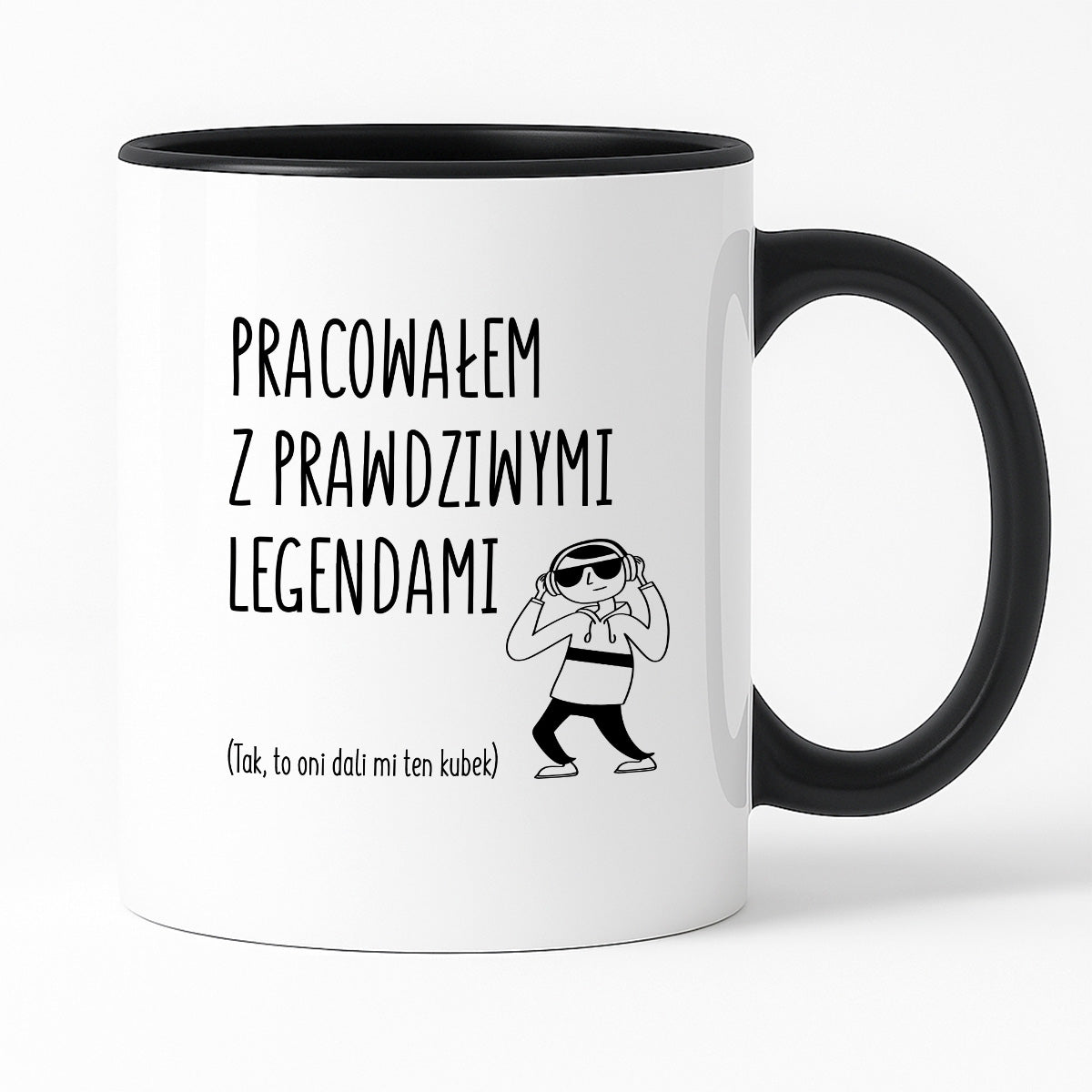 Kubek z nadrukiem na ODEJŚCIE Z PRACY - "Pracowałem z prawdziwymi legendami"