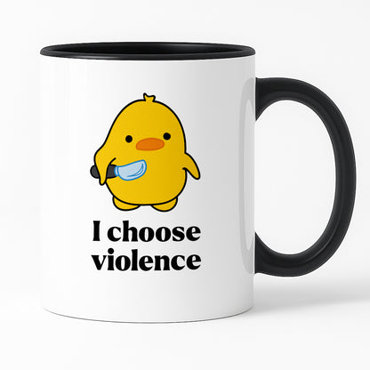Kubek z nadrukiem - I choose violence