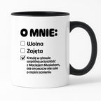 Kubek z nadrukiem "Mój status"