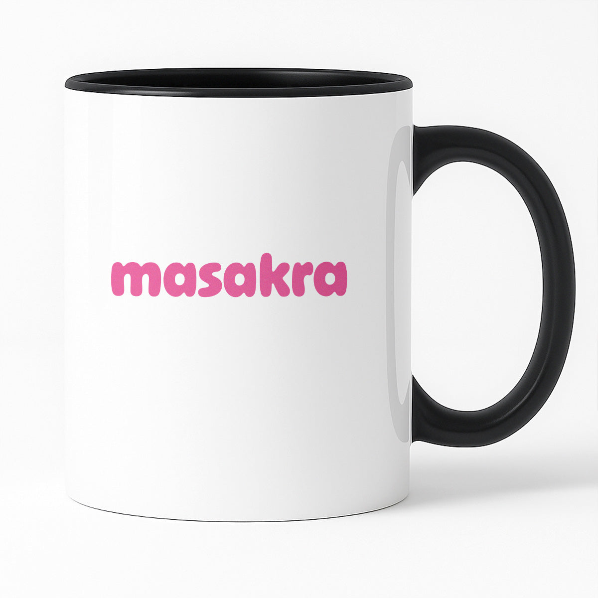 Kubek z nadrukiem "masakra"