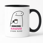 Kubek z nadrukiem - "Smacznej kawusi Stara Ruro" II