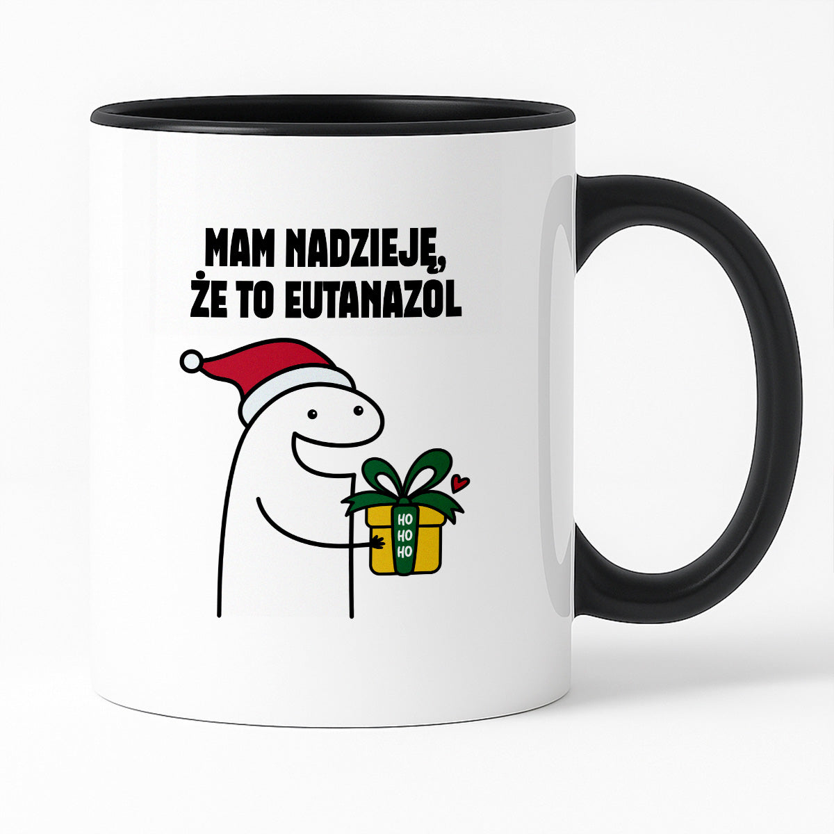 Kubek świąteczny mem "Mam nadzieję, że to Eutanazol"