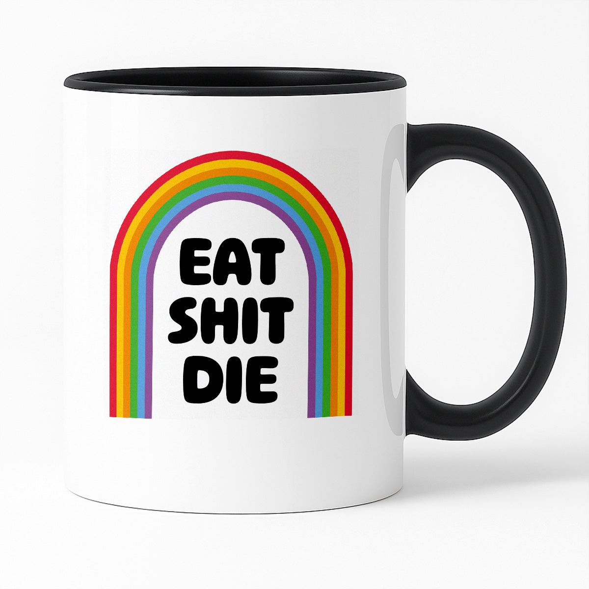 Kubek z nadrukiem "EAT SHIT DIE"