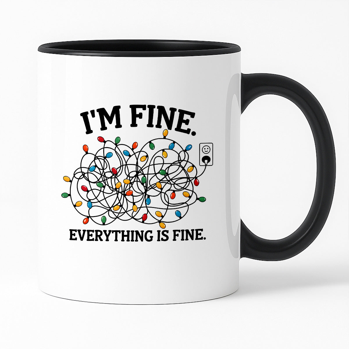 Kubek świąteczny "I'm fine. It's fine. Everything's fine."