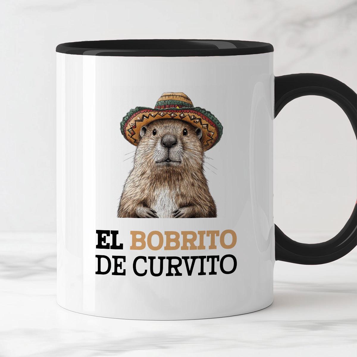 Kubek z nadrukiem "El bobrito de curvito"