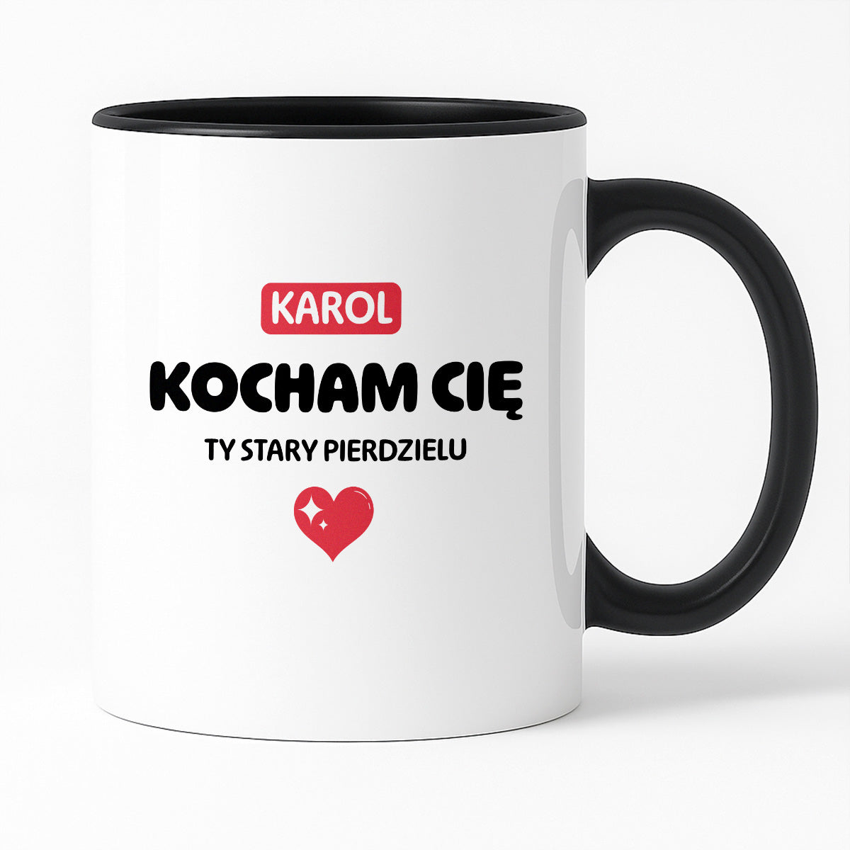 Kubek spersonalizowany z IMIENIEM "Kocham Cię STARY PIERDZIELU II"