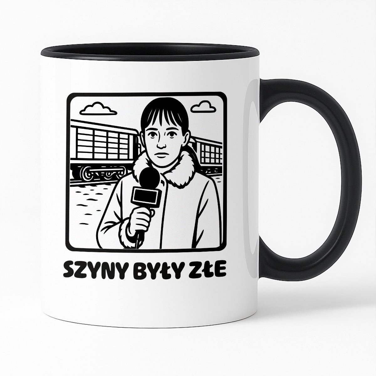 Kubek z nadrukiem - HITY POLSKIEGO INTERNETU - "Szyny były złe..."