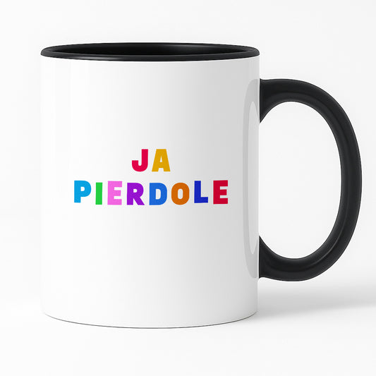 Kubek z kolorowym nadrukiem "ja pierdole"