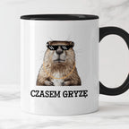 Kubek z nadrukiem "Czasem gryzę"
