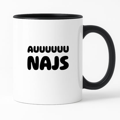 Kubek z nadrukiem - "Auuuuu NAJS"