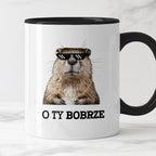 Kubek z nadrukiem "O Ty bobrze"