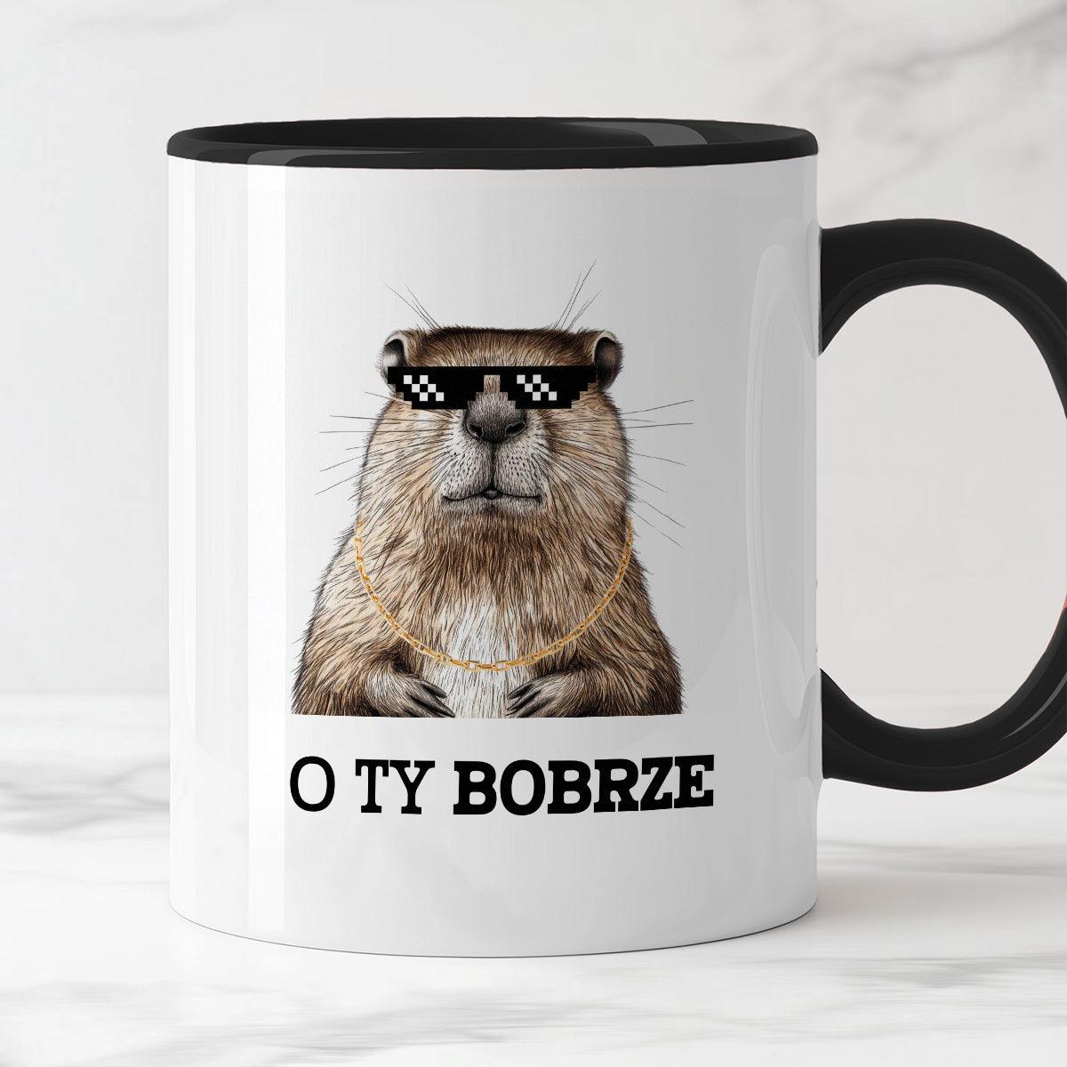 Kubek z nadrukiem "O Ty bobrze"