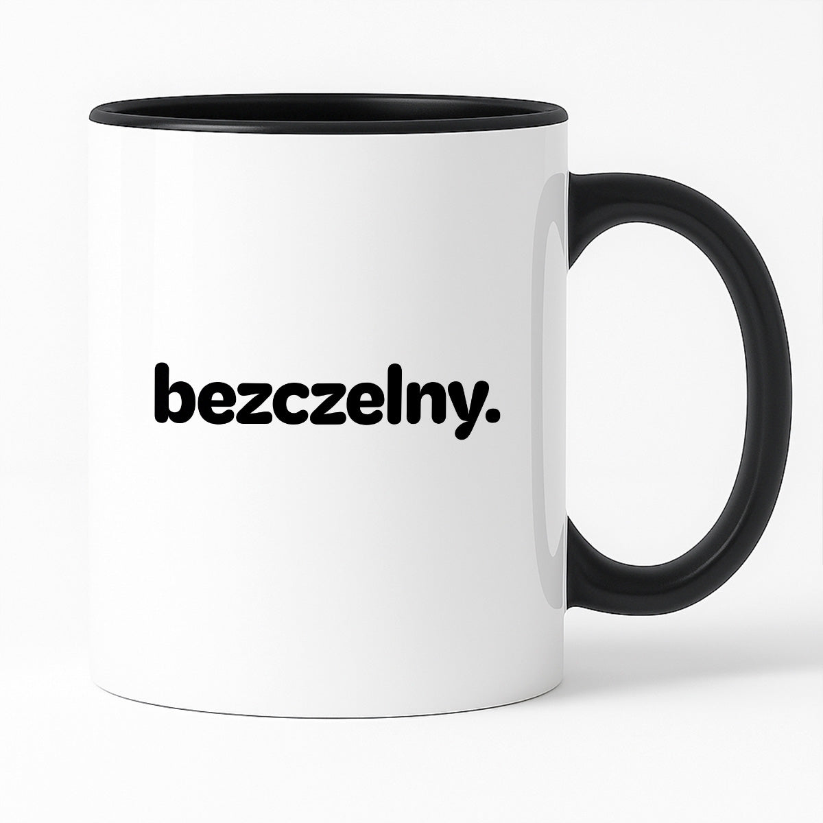 Kubek z nadrukiem - "bezczelny."