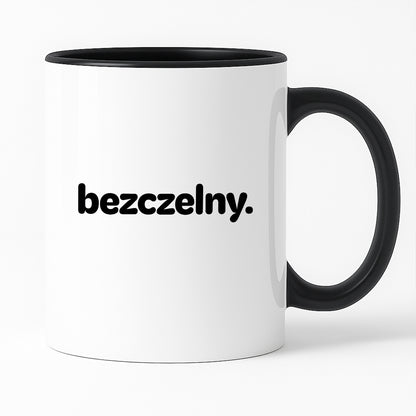 Kubek z nadrukiem - "bezczelny."