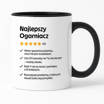 Kubek z nadrukiem "Najlepszy Ogarniacz"