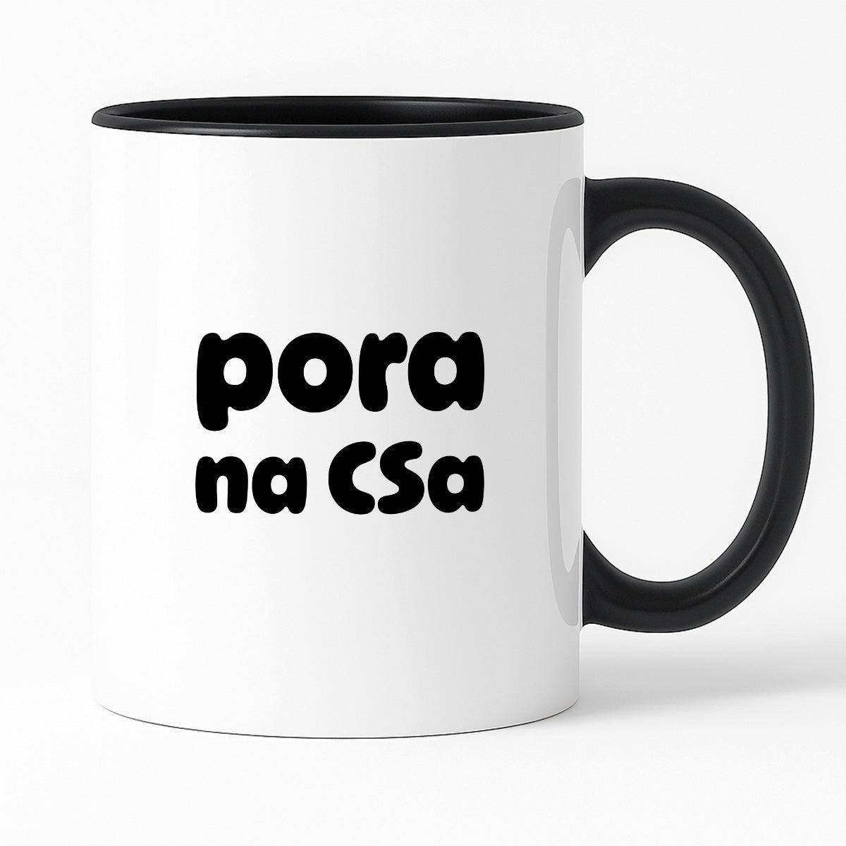 Kubek z nadrukiem "pora na CSa"