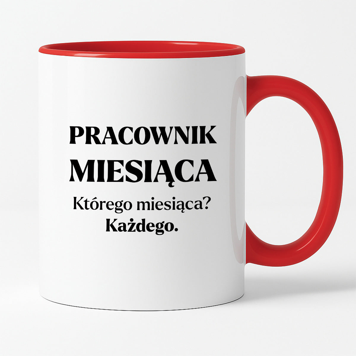 Kubek z nadrukiem - "Pracownik miesiąca"