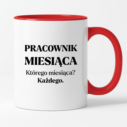 Kubek z nadrukiem - "Pracownik miesiąca"