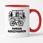 Kubek z nadrukiem - HITY POLSKIEGO INTERNETU - PAWEŁ JUMPER - "Kurwa rzeczywiście"