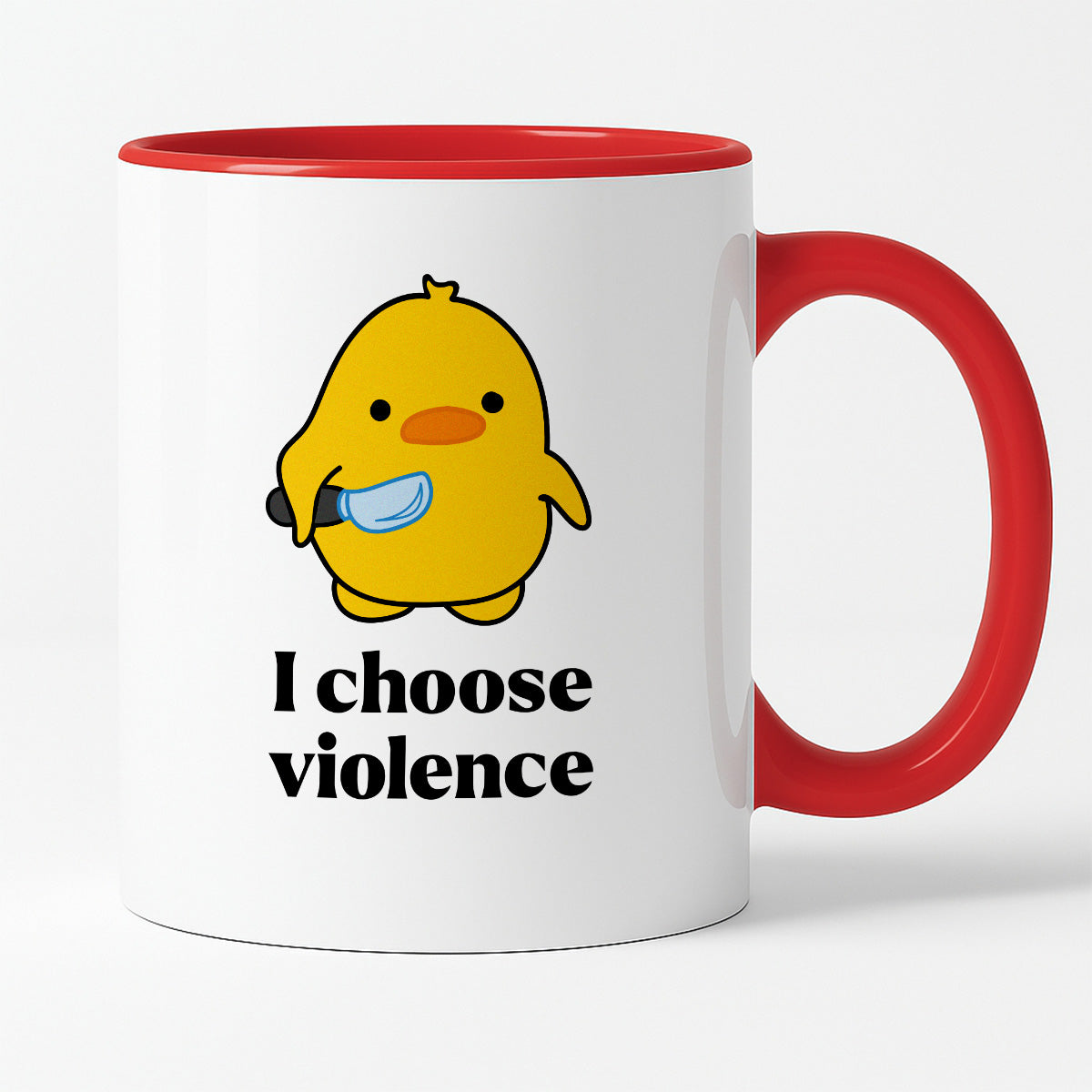 Kubek z nadrukiem - I choose violence