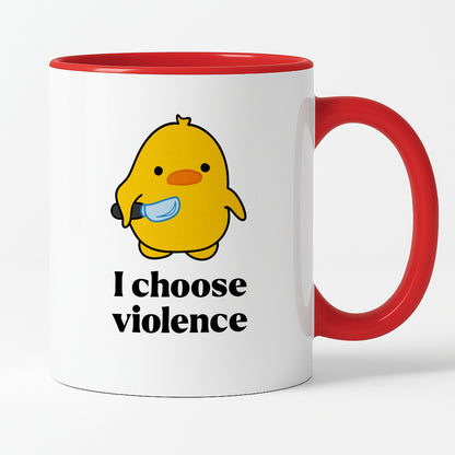 Kubek z nadrukiem - I choose violence