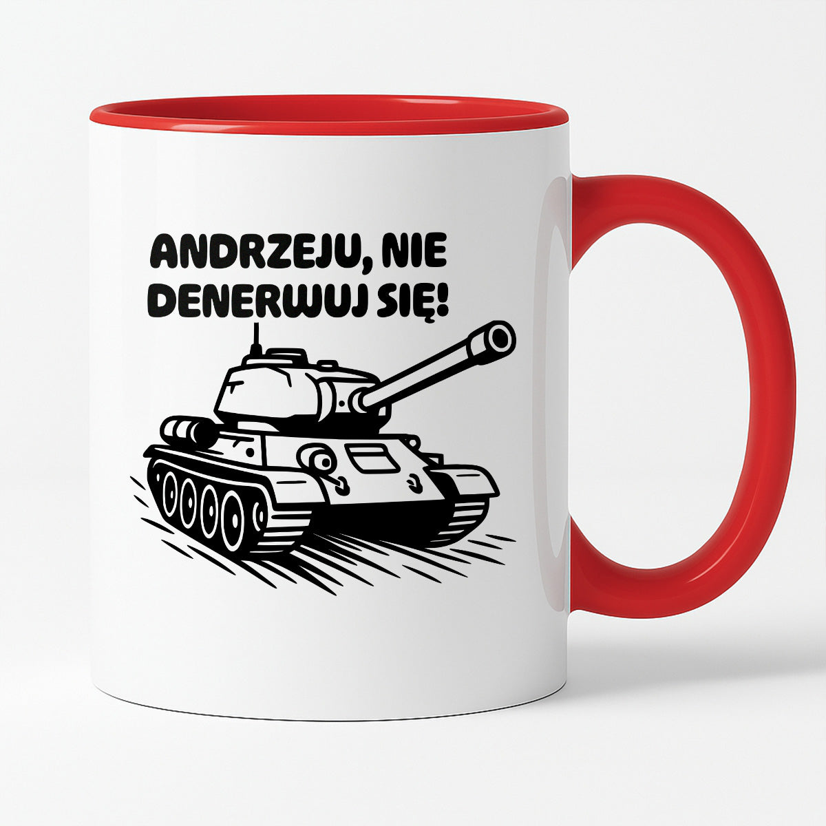 Kubek z nadrukiem - HITY POLSKIEGO INTERNETU - "Andrzeju, nie denerwuj się"