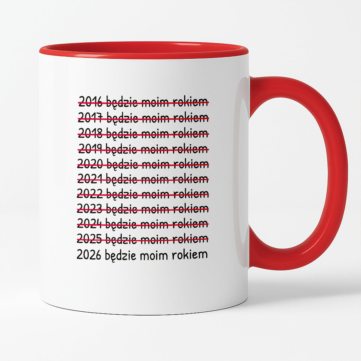 Kubek z nadrukiem - "2026 będzie moim rokiem"