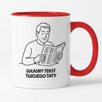 Kubek SPERSONALIZOWANY z nadrukiem - własny cytat TATY - DZIEŃ TATY