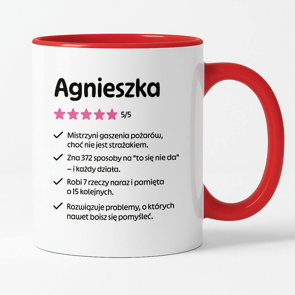 Kubek MISTRZYNI z imieniem