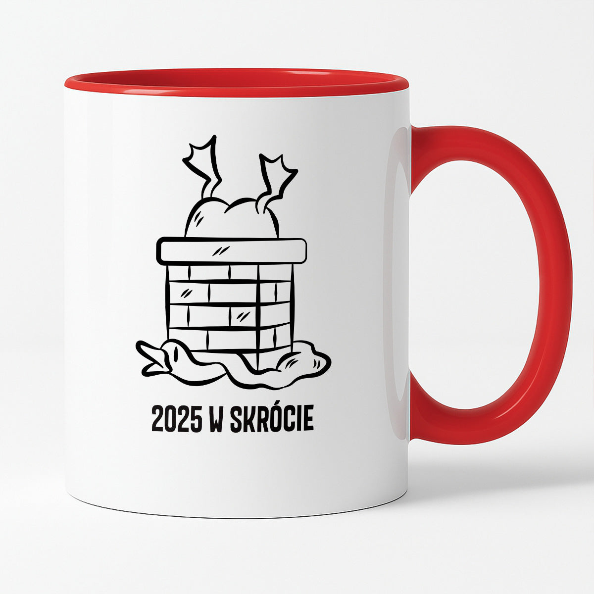Kubek świąteczny z GĄSKĄ - "2025 W SKRÓCIE"