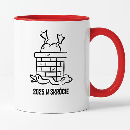 Kubek świąteczny z GĄSKĄ - "2025 W SKRÓCIE"