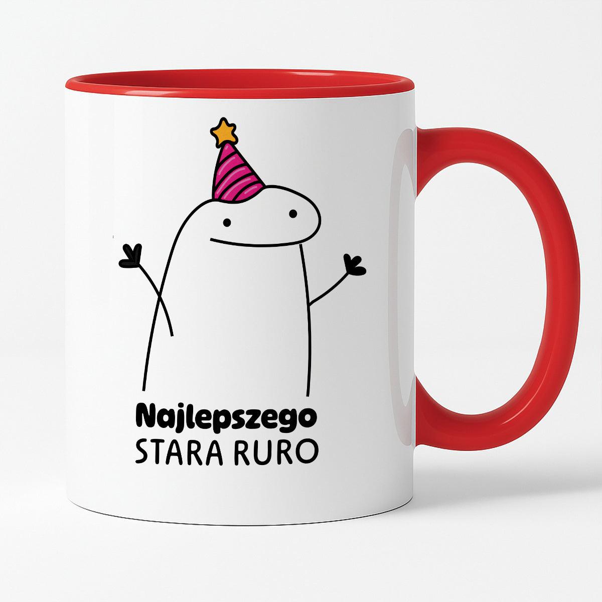 Kubek z nadrukiem - "Najlepszego stara ruro"