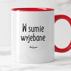 Kubek z nadrukiem "W sumie wyjebane" FB