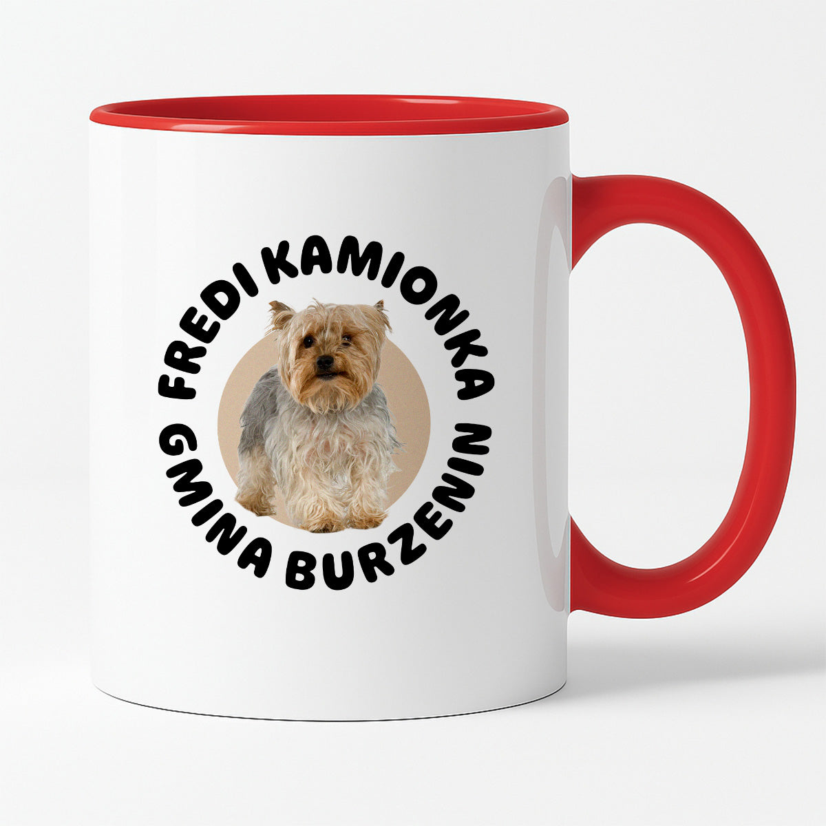 Kubek z nadrukiem - "Fredi Kamionka Gmina Burzenin"