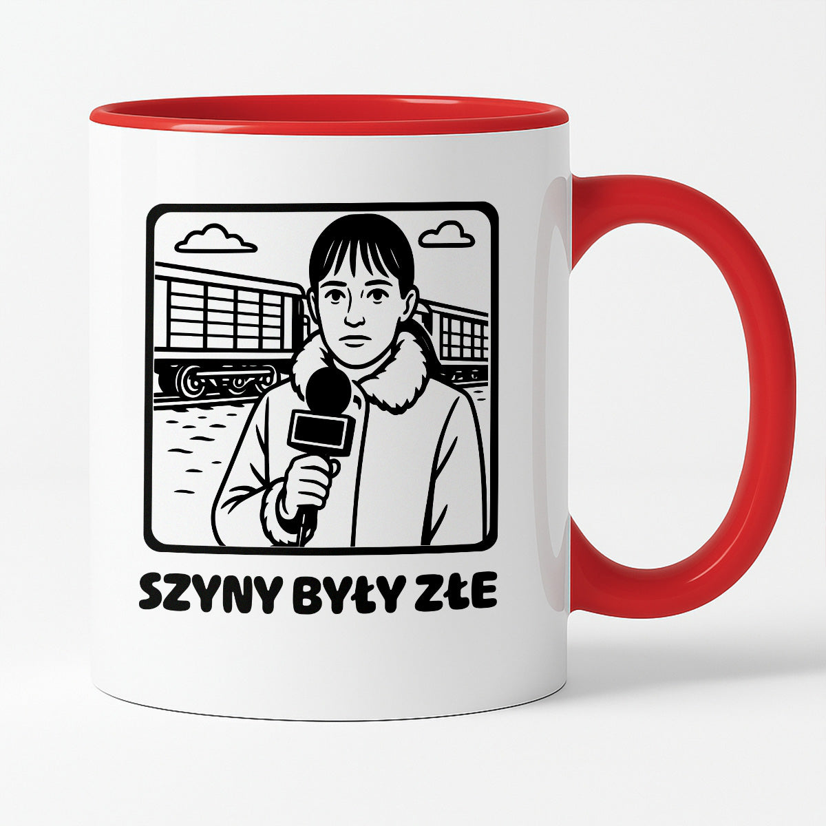 Kubek z nadrukiem - HITY POLSKIEGO INTERNETU - "Szyny były złe..."