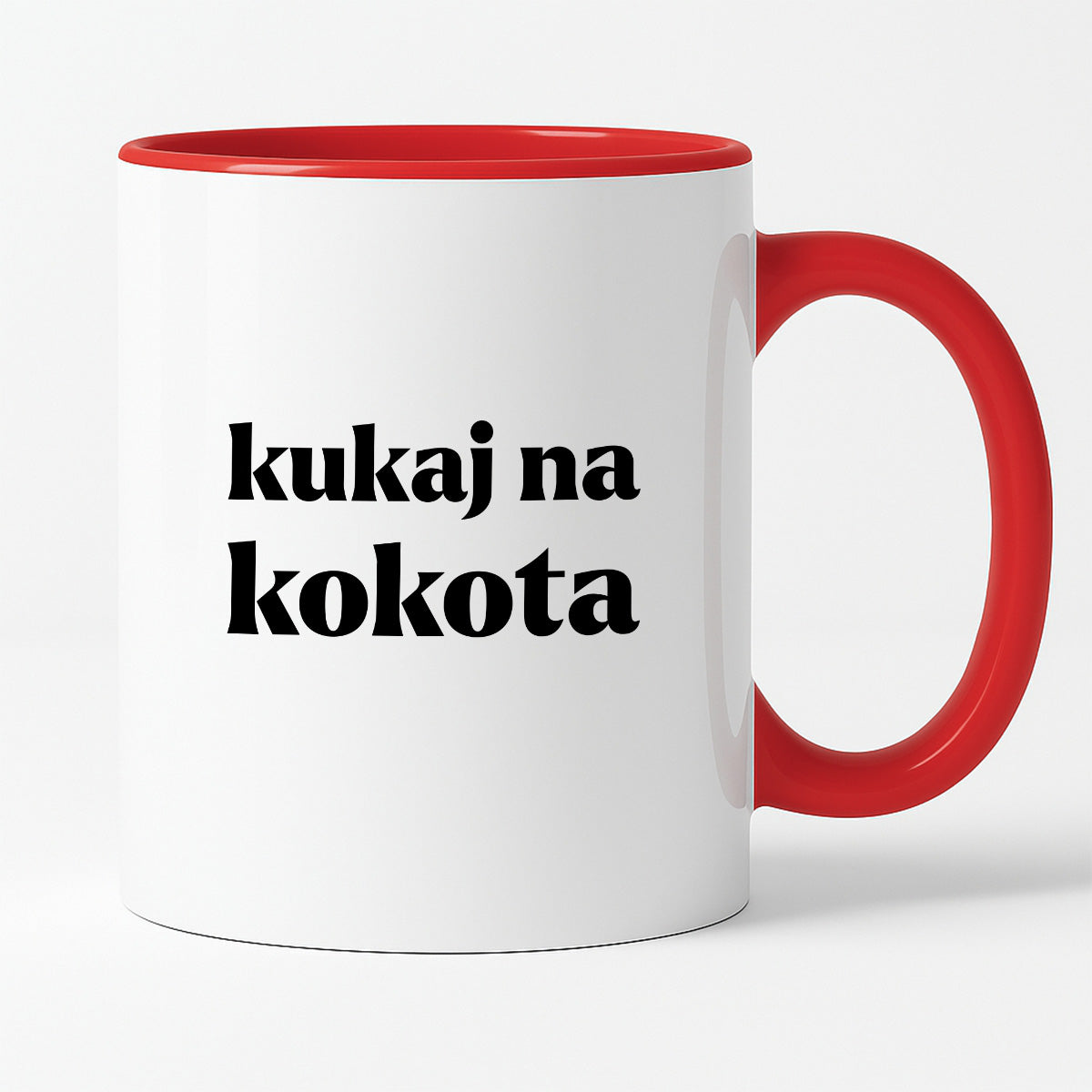 Kubek z nadrukiem - "kukaj na kokota"
