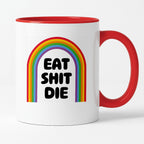 Kubek z nadrukiem "EAT SHIT DIE"