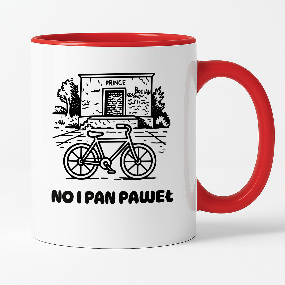 Kubek z nadrukiem - HITY POLSKIEGO INTERNETU - PAWEŁ JUMPER - "No i Pan Paweł"
