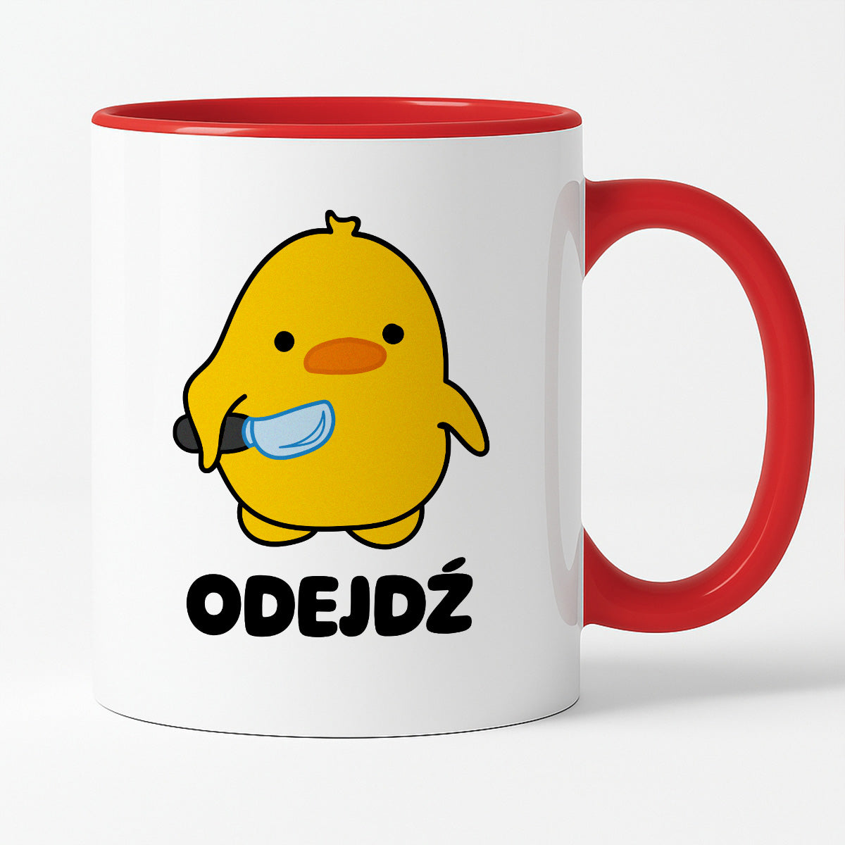 Kubek z nadrukiem - "Odejdź"