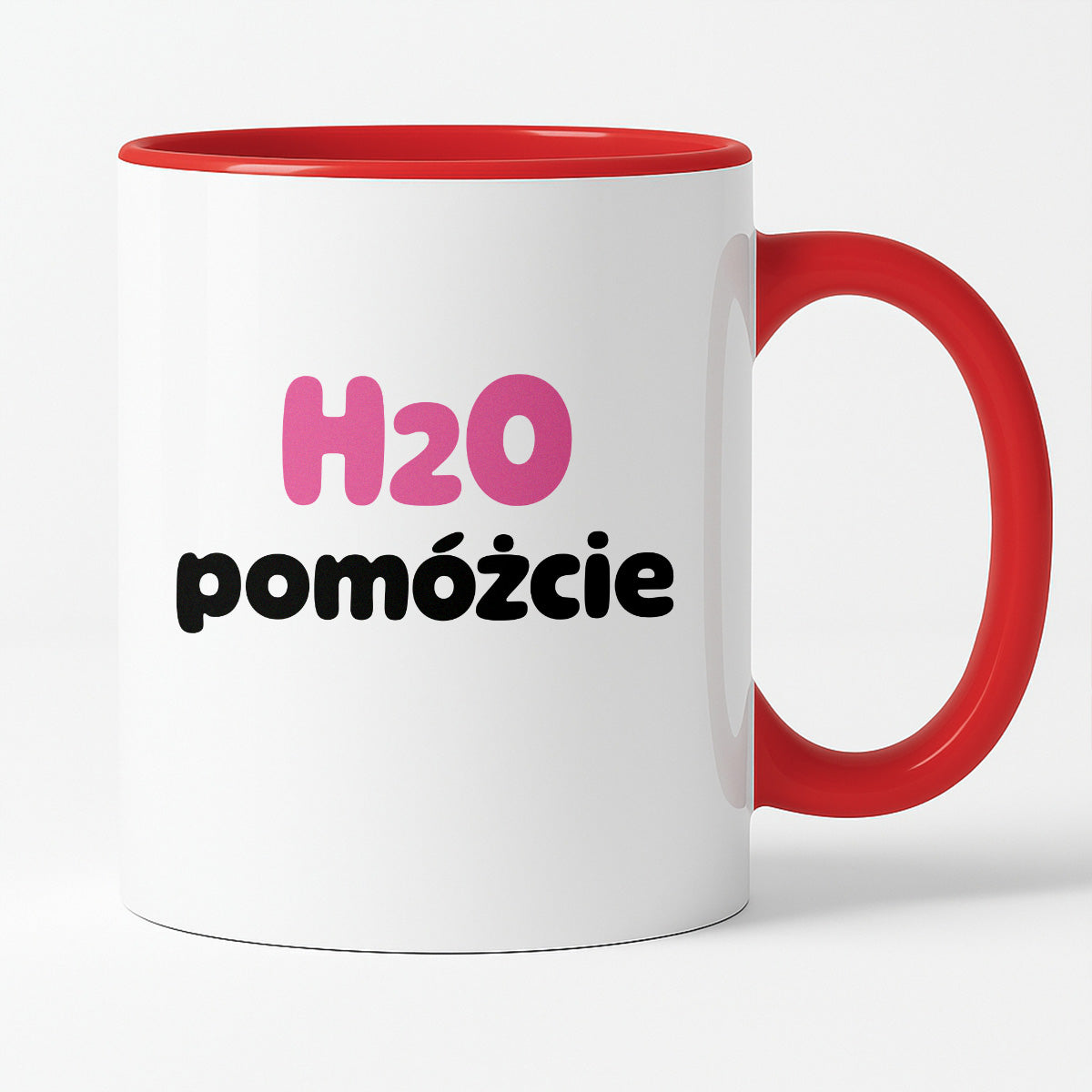 Kubek z nadrukiem - "H2O pomóżcie"