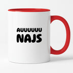 Kubek z nadrukiem - "Auuuuu NAJS"