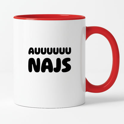 Kubek z nadrukiem - "Auuuuu NAJS"
