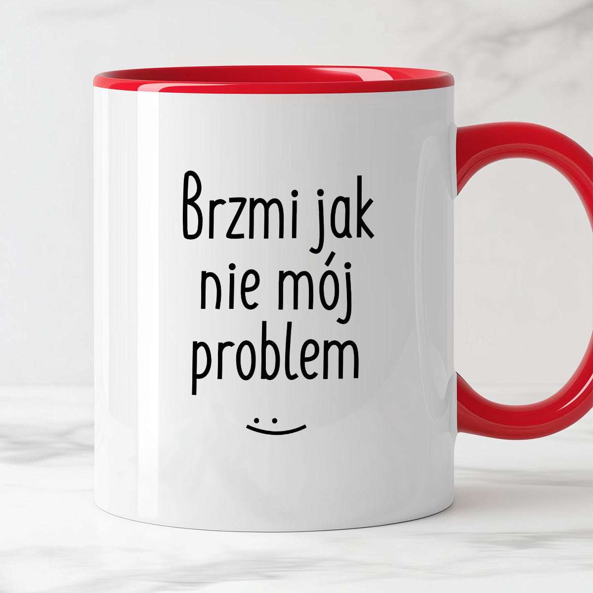 Kubek z nadrukiem "Brzmi jak nie mój problem :)" FB