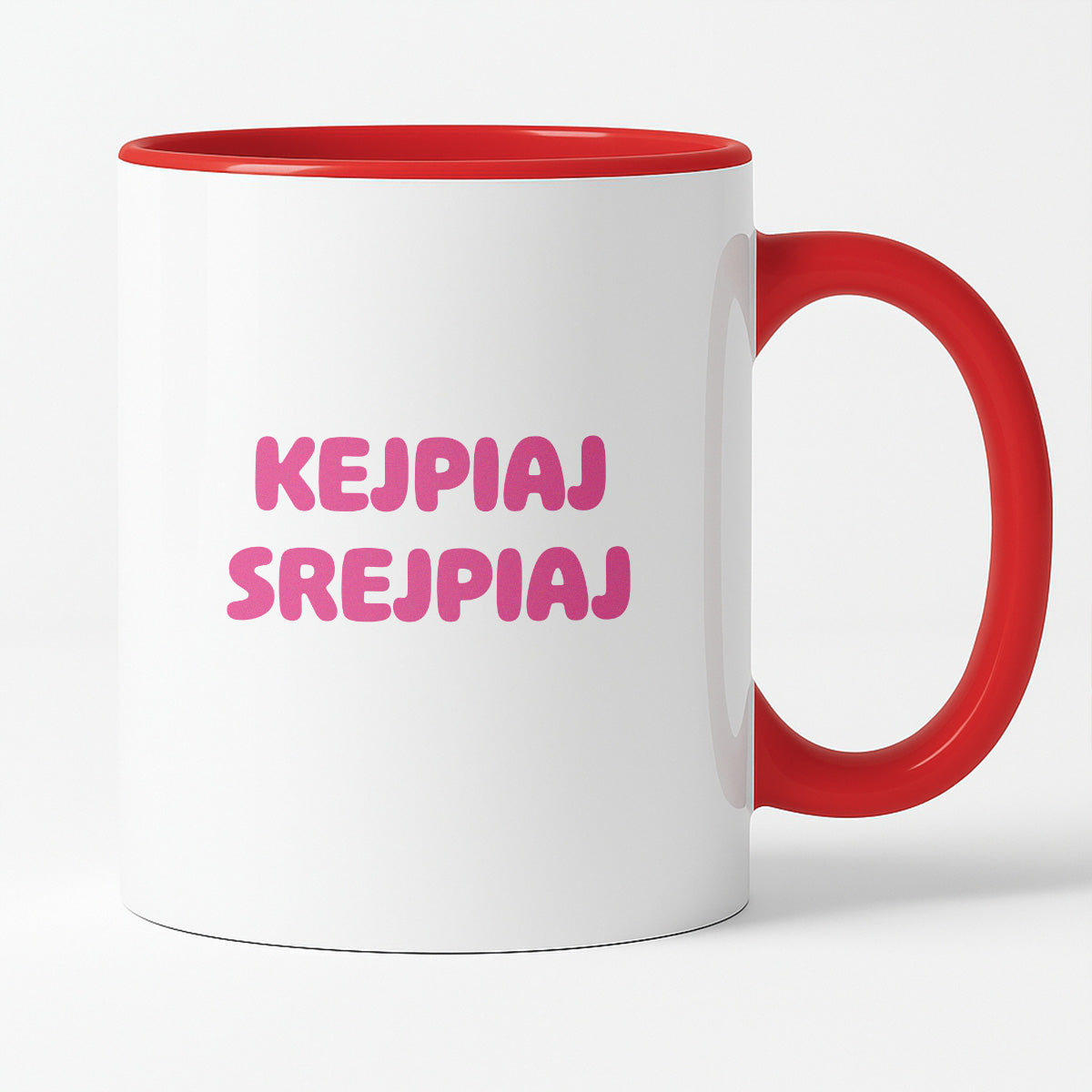 Kubek z nadrukiem "KejPiaI SREJPIAI"