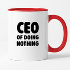 Kubek z nadrukiem - "CEO of doing nothing"