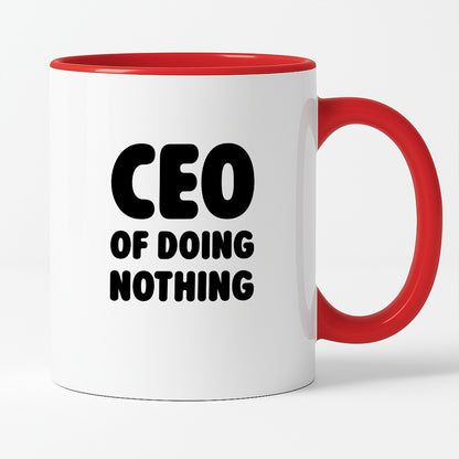 Kubek z nadrukiem - "CEO of doing nothing"