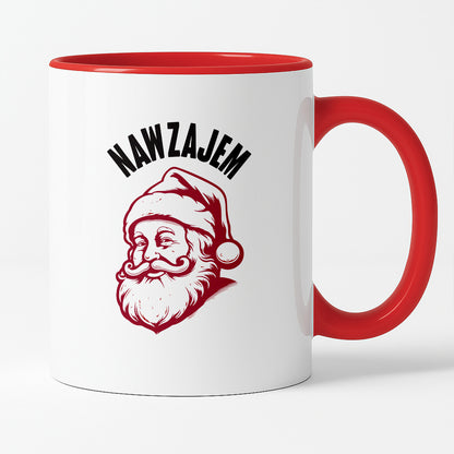 Kubek świąteczny z Mikołajem "Nawzajem"
