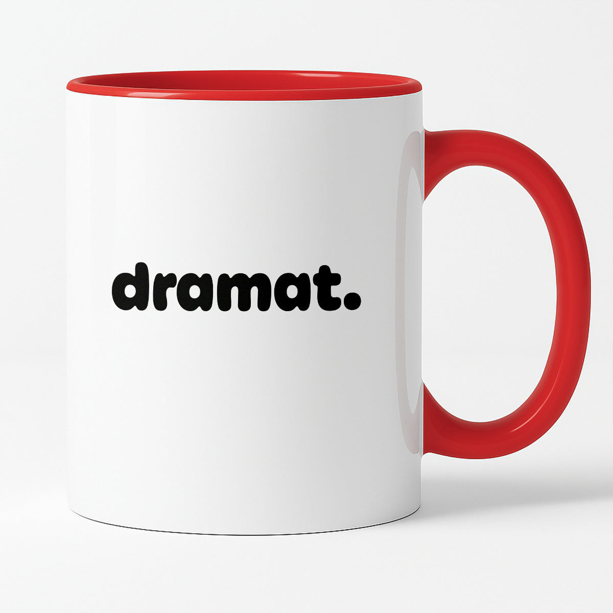 Kubek z nadrukiem - "dramat."