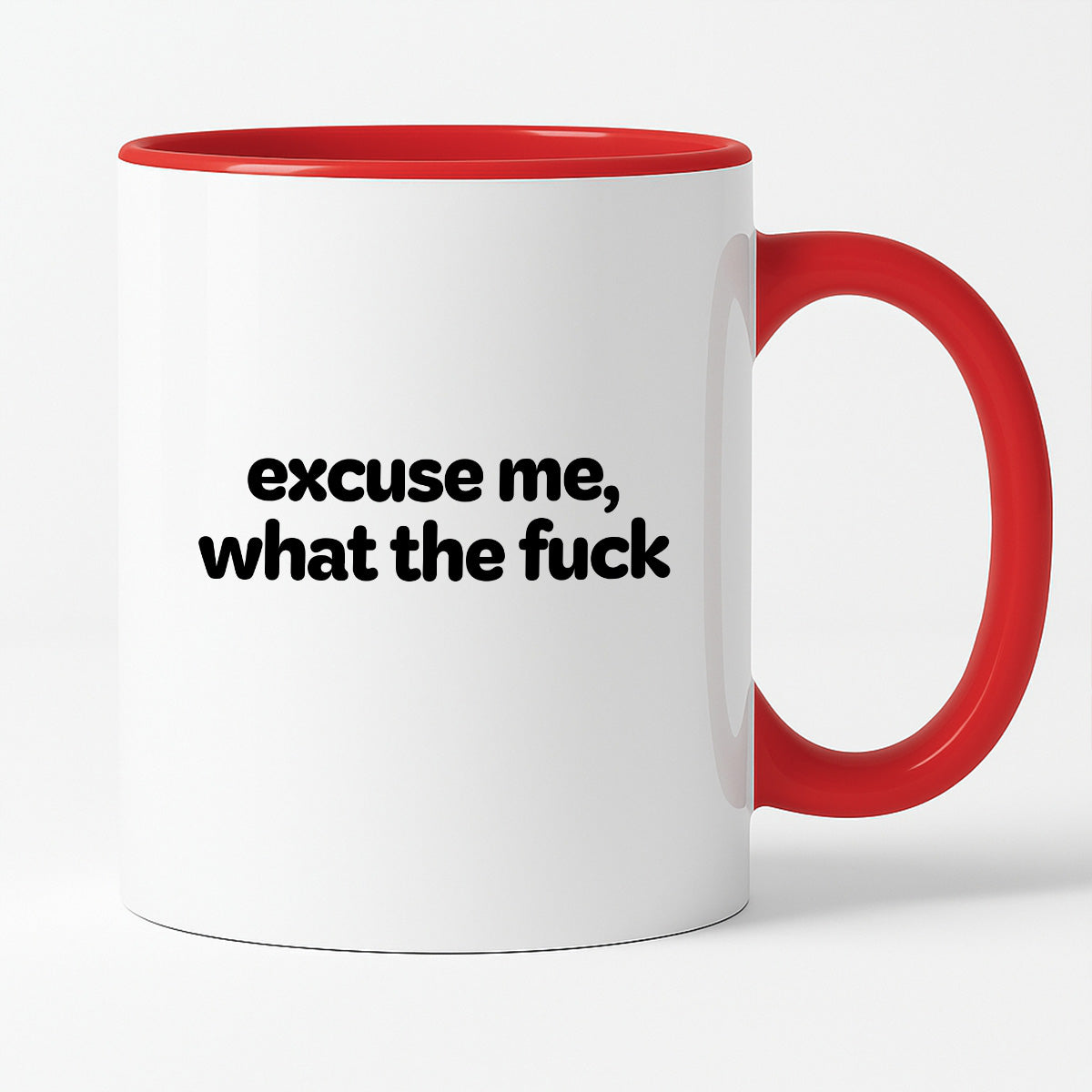 Kubek z nadrukiem - "excuse me, what the fuck"